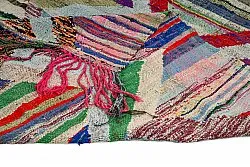 Tapis berbère marocain Boucherouite 145 x 295 cm