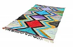 Tapis berbère marocain Boucherouite 140 x 235 cm