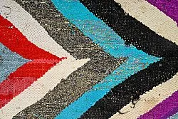 Tapis berbère marocain Boucherouite 165 x 270 cm