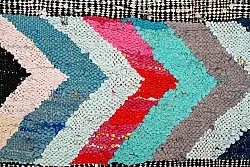 Tapis berbère marocain Boucherouite 145 x 270 cm