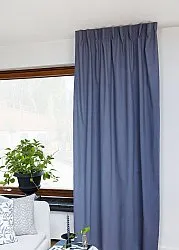 Rideaux - Rideau en coton Anja (bleu)