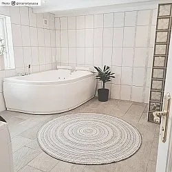 Tapis rond - Brussels Weave (gris)