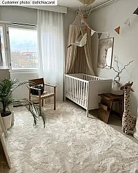 Tapis moelleux - Aranga Super Soft Fur (beige)