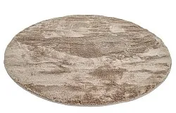 Tapis ronds - Aranga Super Soft Fur (marron)