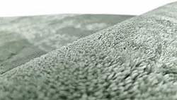 Tapis ronds - Aranga Super Soft Fur (vert)