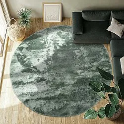 Tapis ronds - Aranga Super Soft Fur (vert)