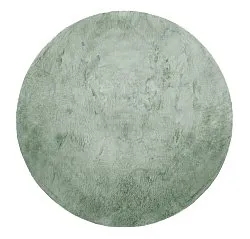 Tapis ronds - Aranga Super Soft Fur (vert)