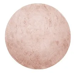 Tapis ronds - Aranga Super Soft Fur (rose)