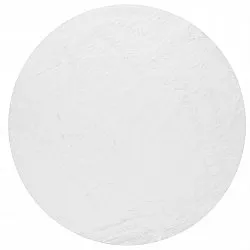 Tapis ronds - Aranga Super Soft Fur (blanc)