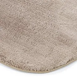 Tapis Shaggy Ondulé Asymétrique - Aranga Super Soft Fur (marron)