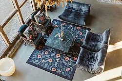 Tapis Wilton - Poppy (noir)