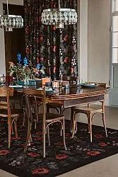 Tapis Wilton - Poppy (noir)