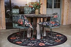 Tapis rond - Poppy (noir)
