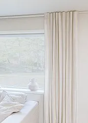 Rideau en coton - Augustina (blanc cassé)