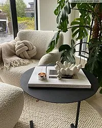 Tapis rond - Avafors Wool Bubble (beige)