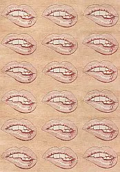 Tapis Wilton - Avery (beige/rose)