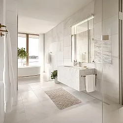 Tapis de salle de bain - Bellona (beige)
