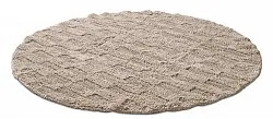 Tapis de salle de bain rond - Bevin (beige)