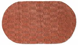 Tapis de salle de bain ovale - Bevin (terracotta)