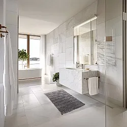 Tapis de salle de bain - Duna (gris foncé)
