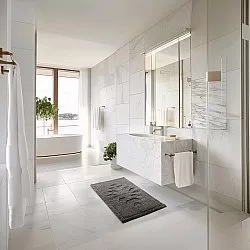 Tapis de bain - Gertie (gris foncé)