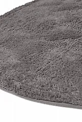 Tapis de salle de bain ovale - Gertie (gris foncé)