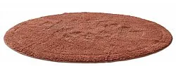 Tapis de salle de bain rond - Gertie (terracotta)