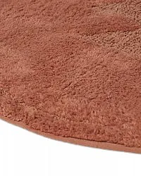 Tapis de salle de bain rond - Gertie (terracotta)