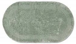 Tapis de salle de bain ovale - Nila (vert clair)