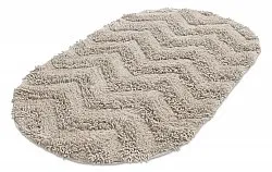 Tapis de salle de bain ovale - Tressa (beige)