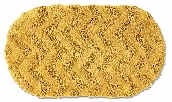 Tapis de salle de bain ovale - Tressa (jaune)
