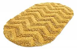 Tapis de salle de bain ovale - Tressa (jaune)