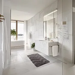 Tapis de bain - Tressa (gris foncé)