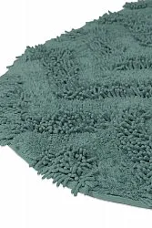 Tapis de salle de bain ovale - Tressa (vert foncé)