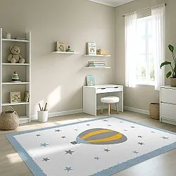 Tapis enfant - Alone Balloon (bleu)
