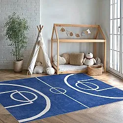 Tapis enfant - Basket (bleu)
