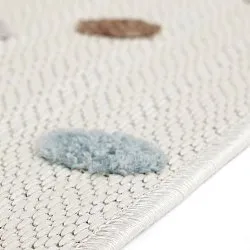 Tapis Enfant - Confetti (crème/multicolore)