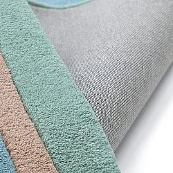 Tapis Enfant - Giraffe Hand Tufted Wool Premium (bleu clair/multicolore)
