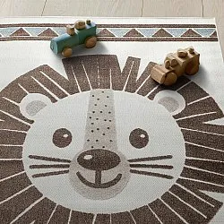 Tapis Enfant - Kind Lion (crème/bleu)