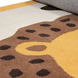 Tapis Enfant - Lion Hand Tufted Wool Premium (beige/multicolore)