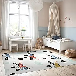 Tapis enfant - Voyage en avion (multi)