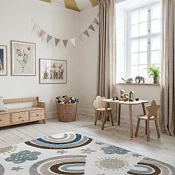 Tapis Enfant - Rainbow Potpourri (crème/multicolore)