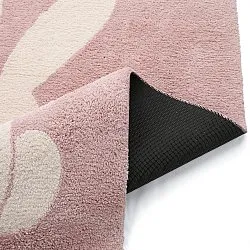 Tapis Enfant - Soft Bunny (rose/crème)