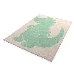 Tapis Enfant - Soft Crocodile (crème/vert)