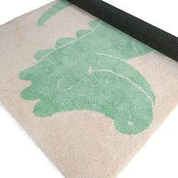 Tapis Enfant - Soft Crocodile (crème/vert)