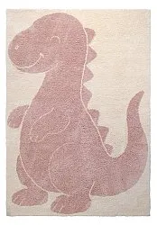 Tapis Enfant - Soft Dino (crème/rose)