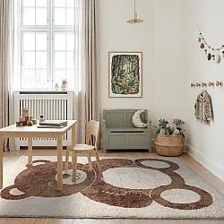 Tapis Enfant - Soft Teddybear (crème/marron)