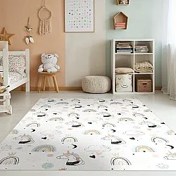 Tapis pour enfants - Unicorn Rainbow (rose)