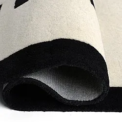 Tapis Enfant - Zebra Hand Tufted Wool Premium (beige/noir)