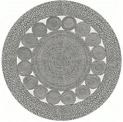 Tapis rond - Bellezza (gris)